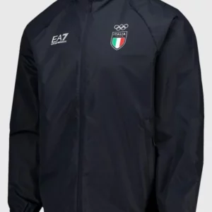 Winter Olympics 2026 Team Italy EA7 Emporio Armani Tech Jacket