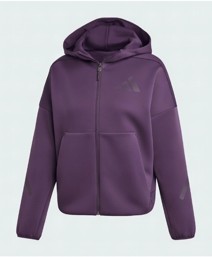 Adidas Z.N.E. Full-Zip Purple Hoodie