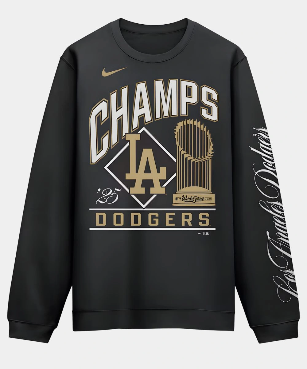 Los Angeles Dodgers Nike 2026 Gold Collection Black Sweatshirt
