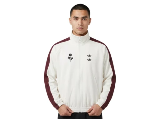 Adidas x Willy Chavarria Woven White Zipper Jacket
