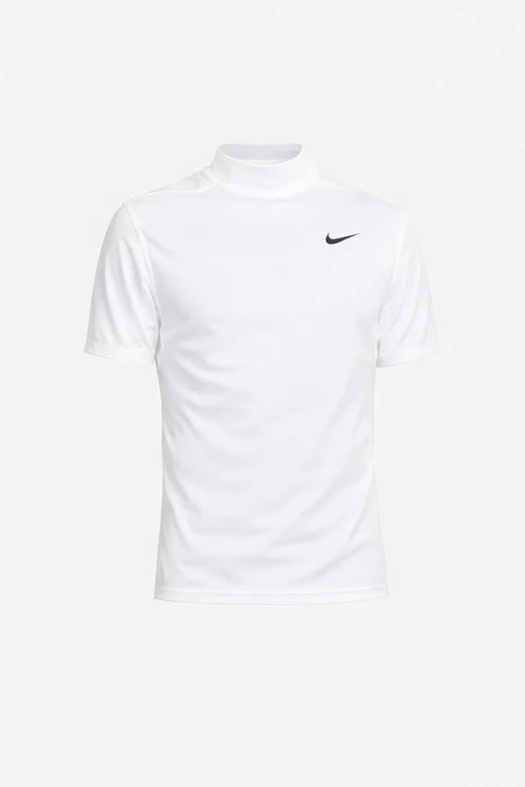 Tiger Woods Mock Neck Golf White T-Shirt