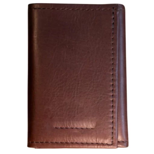 Jacket Id Window Mens Leather Trifold ID Window Wallet