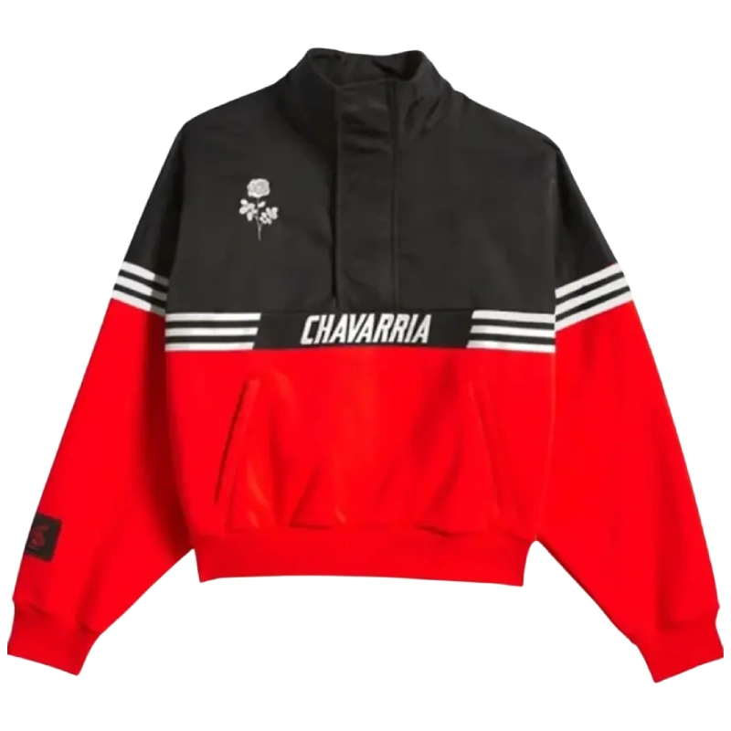  × WILLY CHAVARRIA half zip Willy Chavarria Half-Zip Pullover Jacket