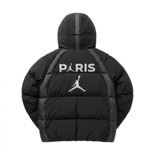 Jordan x Paris Saint Germain Black Puffer Jacket